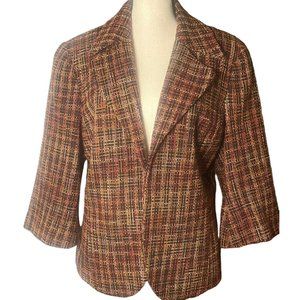 Coldwater Creek Women’s Blazer Size 14 Multicolor
